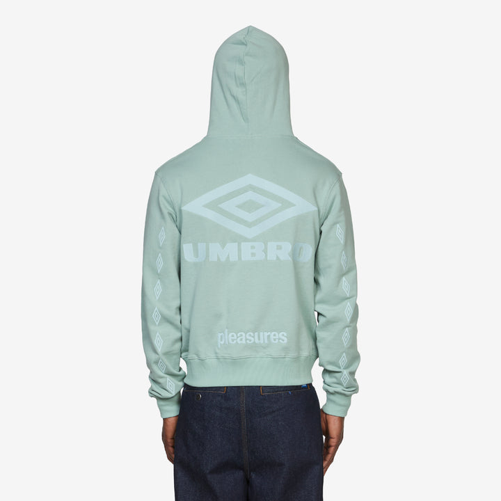 Umbro x Diamonds Zip Fitted Hoodie Sage