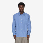 Malo Logo Shirt Blue Grey