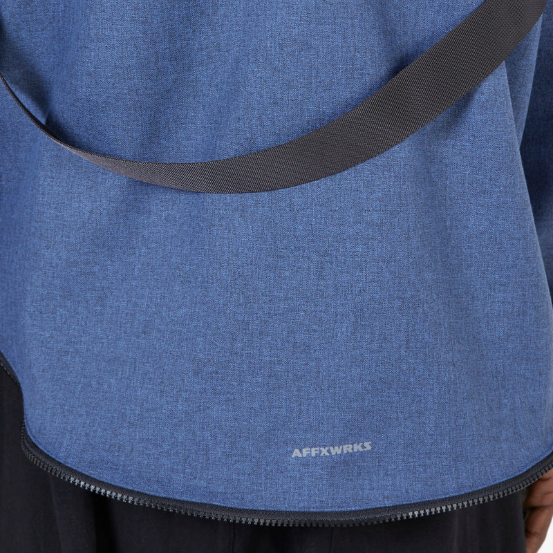 Bag Jacket Peppered Blue