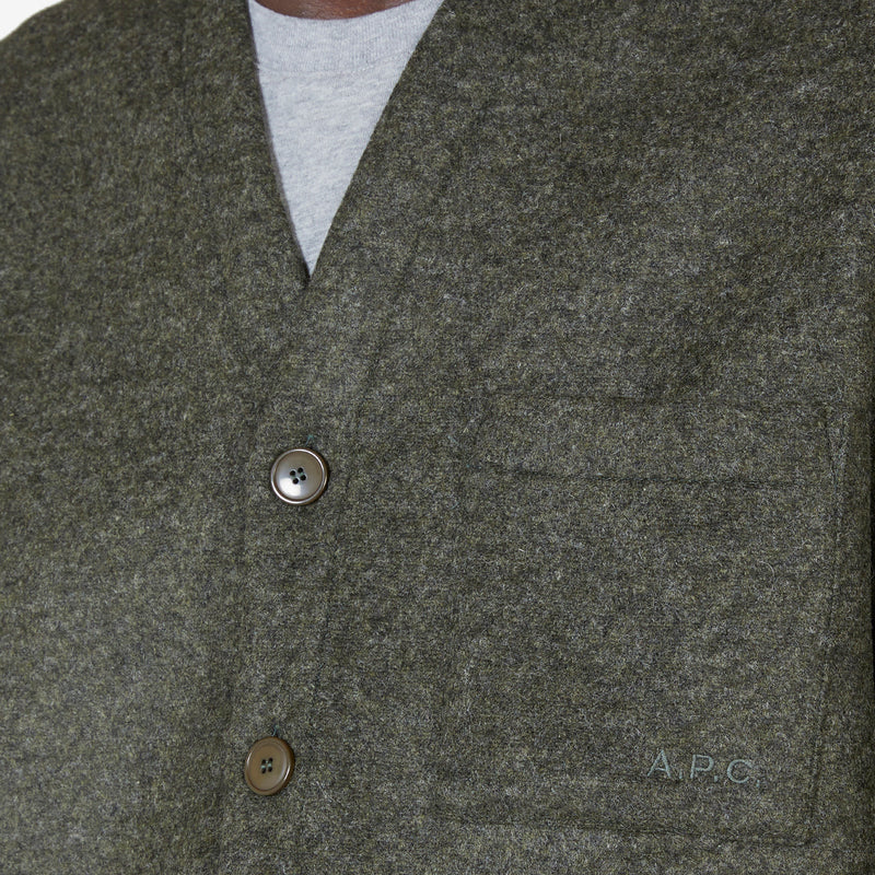 Aurelien Jacket Khaki Chine