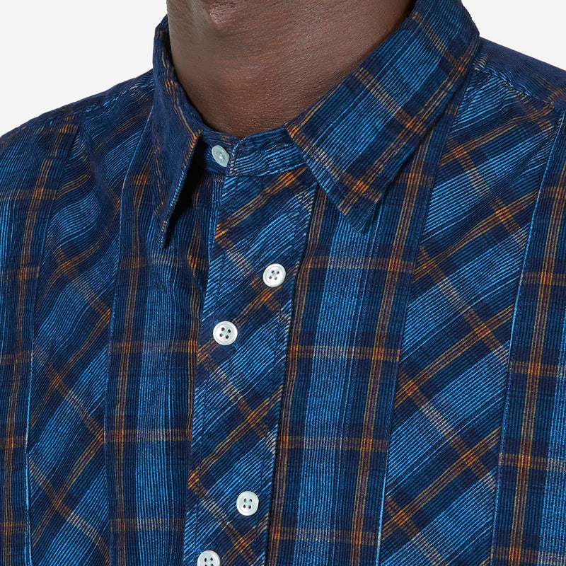 Don Fisherman Corduroy Shirt Blue Shirts