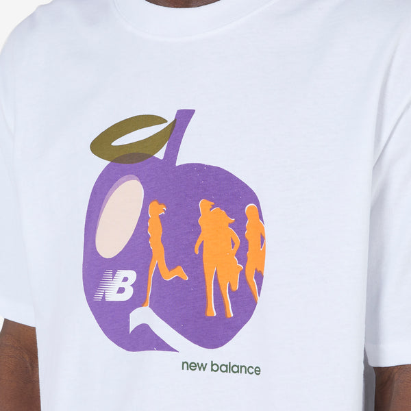 MADE in USA Apple Graphic T-Shirt White