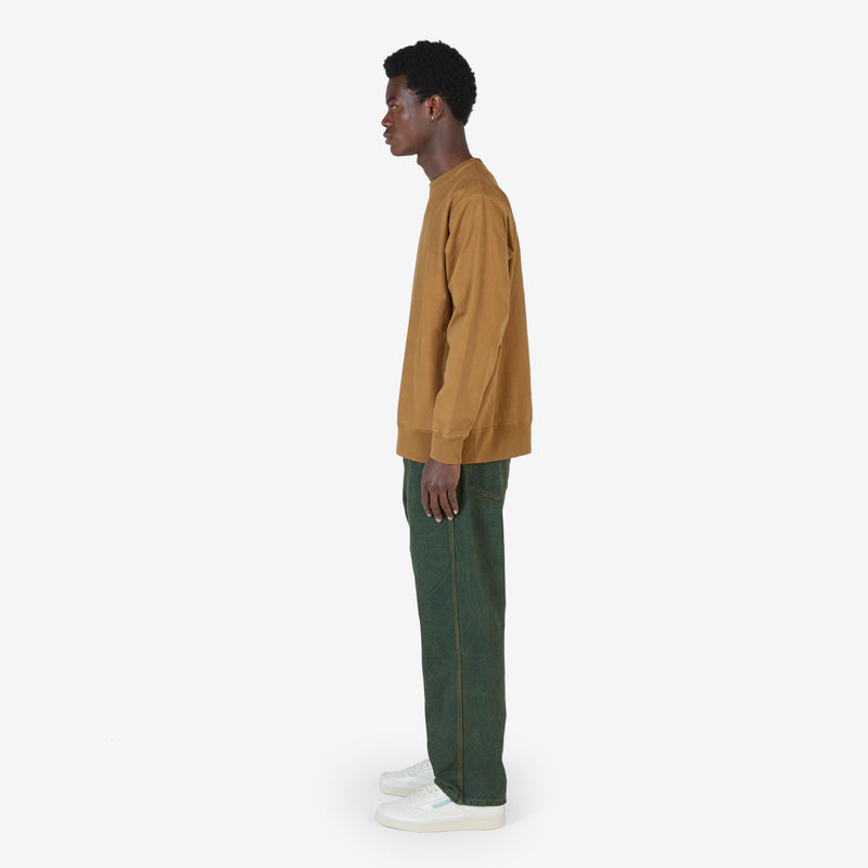 Fiore Jersey Crew Kelp Jumpers