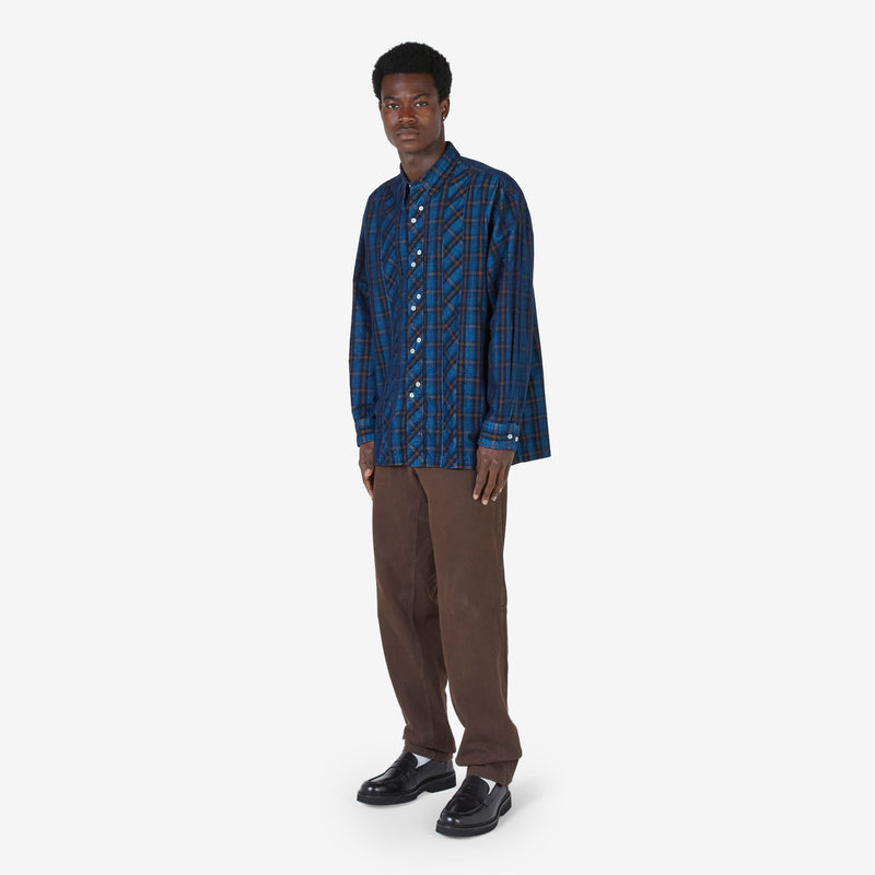 Don Fisherman Corduroy Shirt Blue Shirts