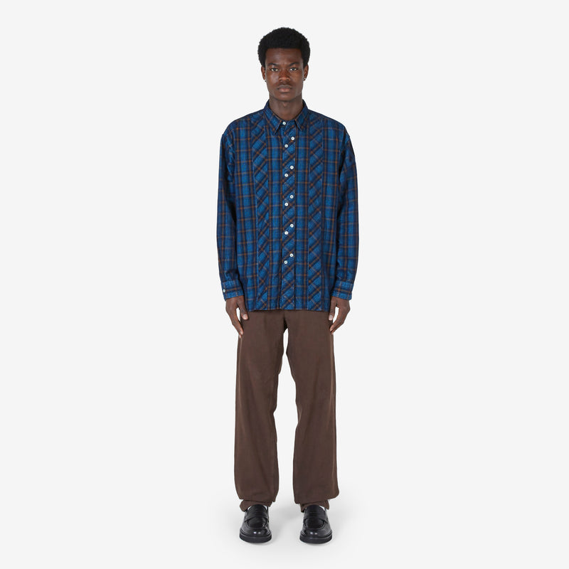 Don Fisherman Corduroy Shirt Blue Shirts