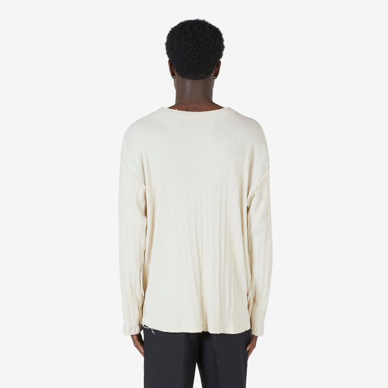 New Rib Longsleeve T-Shirt Ecru