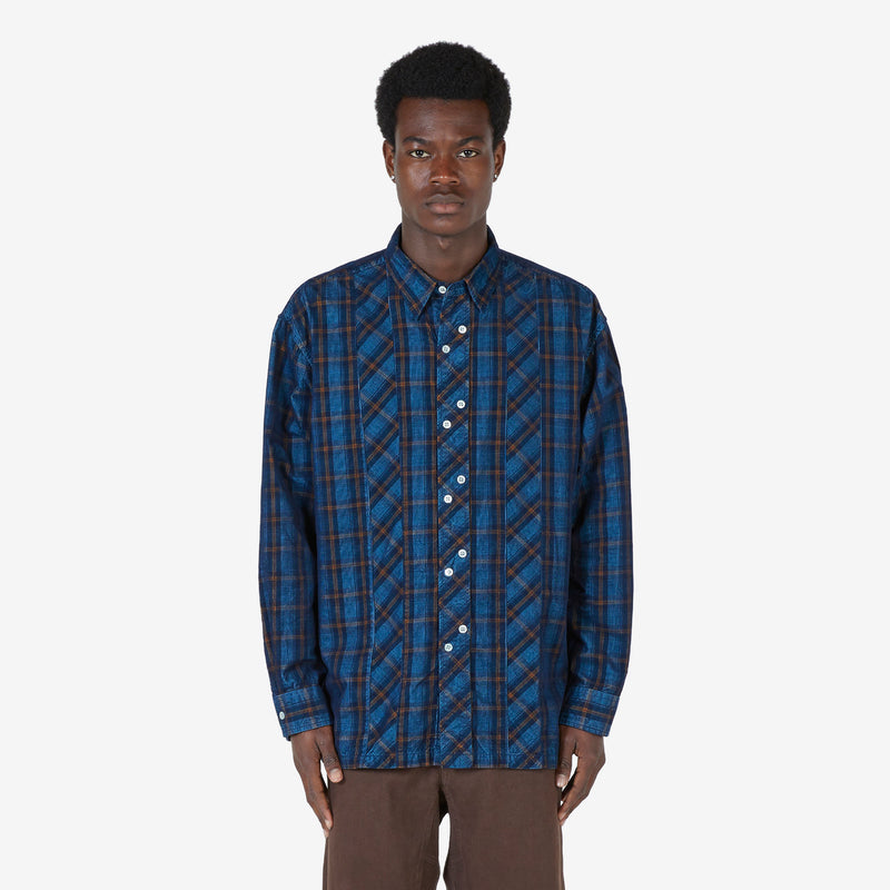 Don Fisherman Corduroy Shirt Blue Shirts