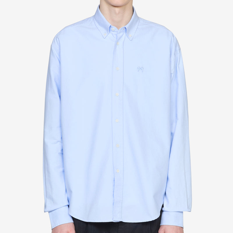 Vit Button Down Oxford Shirt Light Blue Shirts