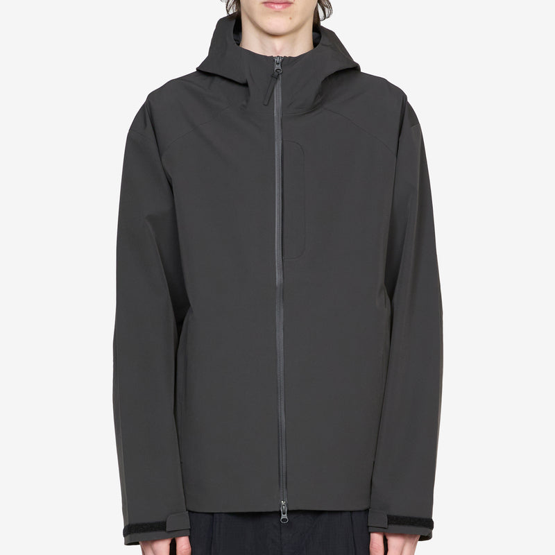 Arc 3L Shell Jacket Charcoal Black Jackets
