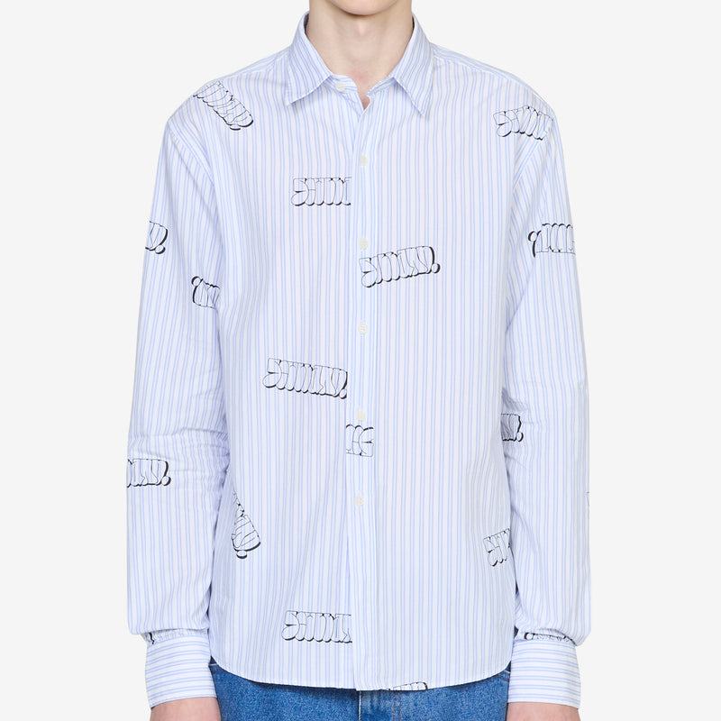 Rado Graffiti Shirt Light Blue Shirts