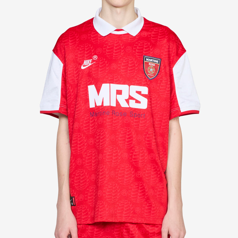 Martine Rose x Jersey University Red | White Tees