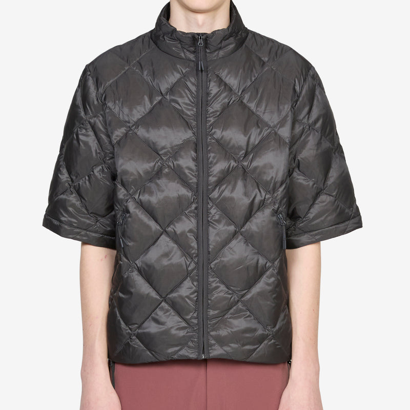 Base Light Down Zip Jacket Charcoal Black Jackets