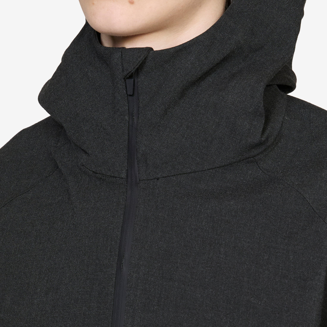 Waypoint Texture Hooded Jacket Dark Grey Jackets