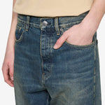 Wide Twist Jeans Dirty Blue