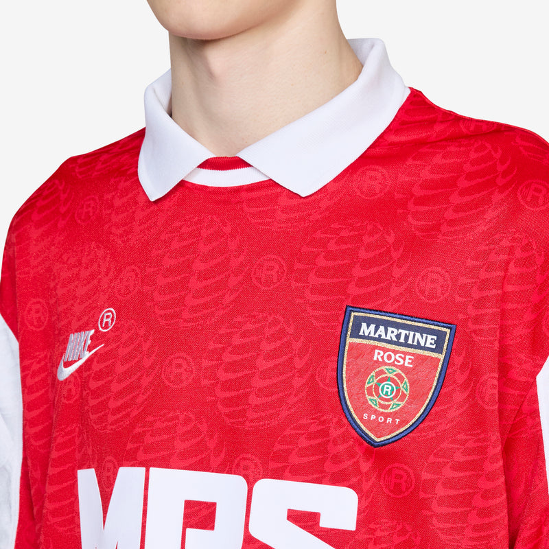 Martine Rose x Jersey University Red | White Tees