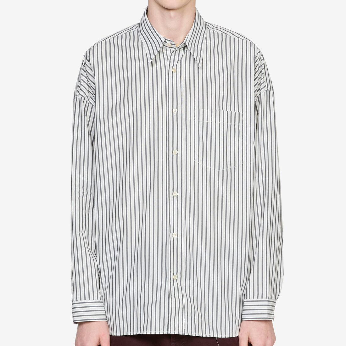 Stable Shirt Antracite Stripe Shirts