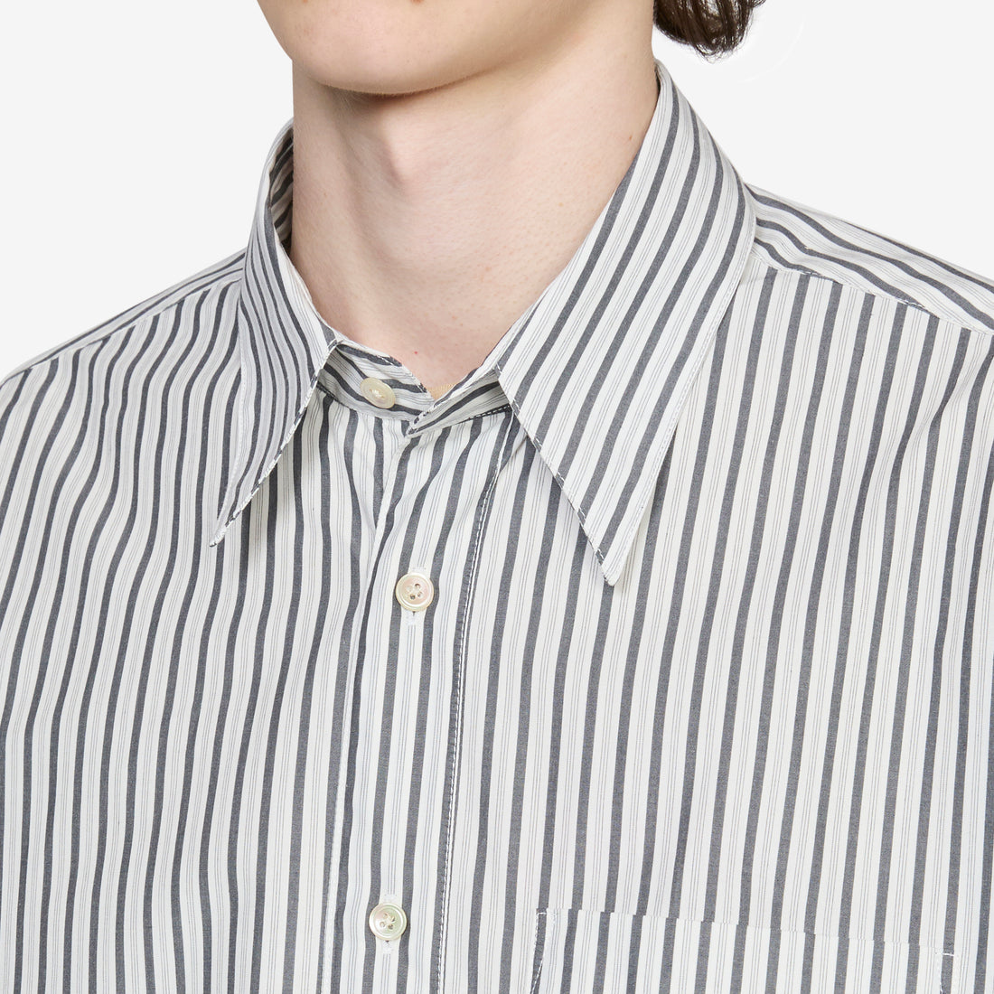 Stable Shirt Antracite Stripe Shirts