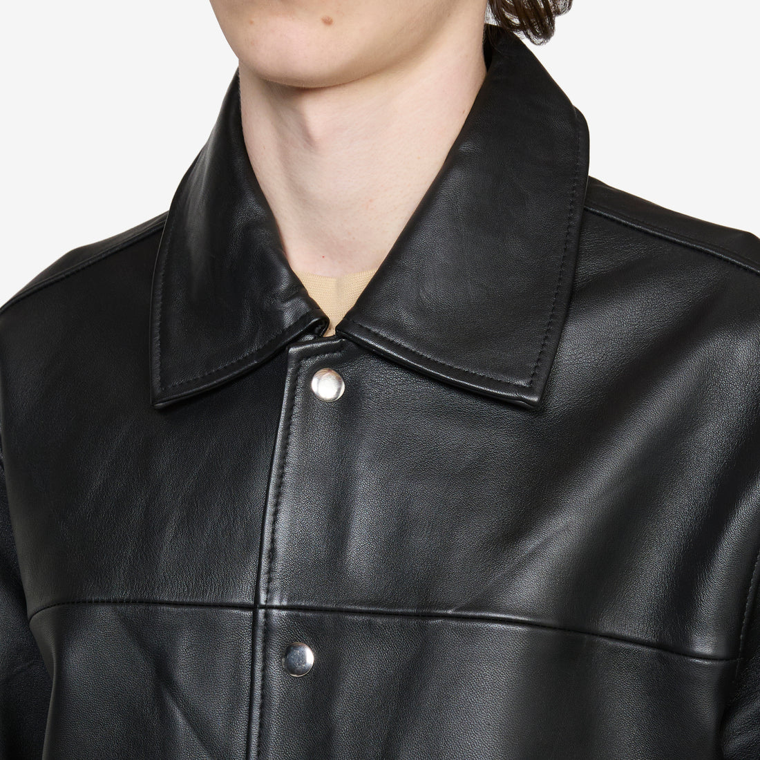 Coach Leather Jacket Black Jackets