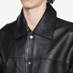 Coach Leather Jacket Black