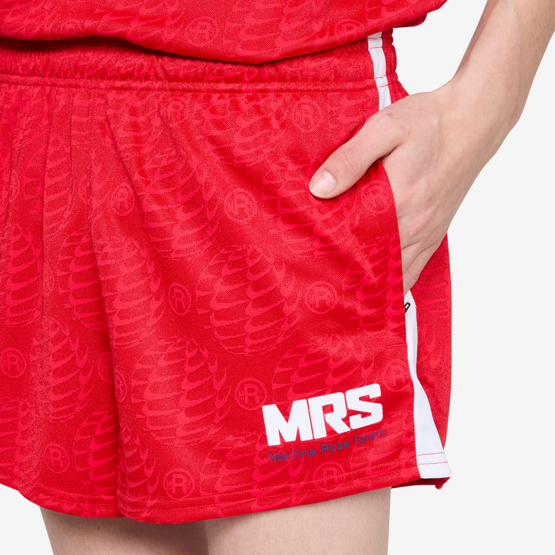 Martine Rose x Football Short University Red | White Shorts
