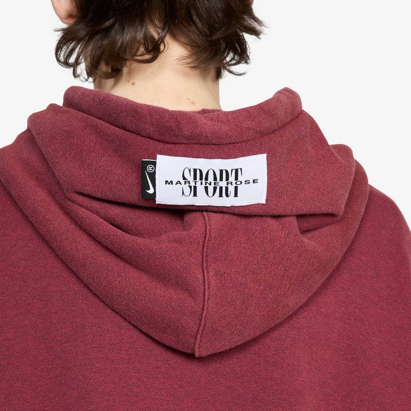 Martine Rose x Full-Zip Hoodie Team Crimson | Heather | White Jumpers