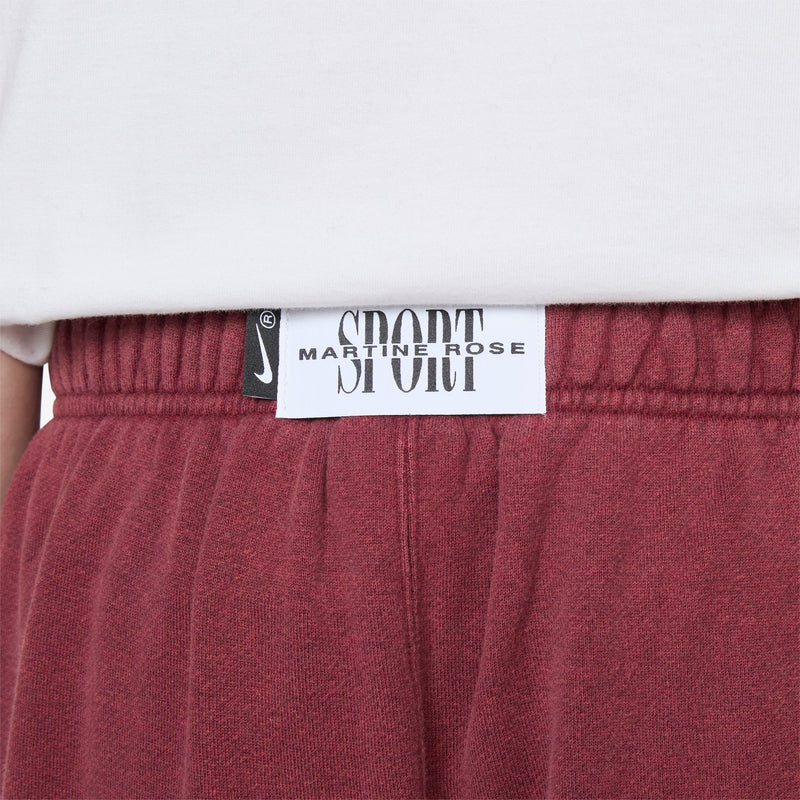 Martine Rose x Fleece Trousers Team Crimson | Heather | White Pants