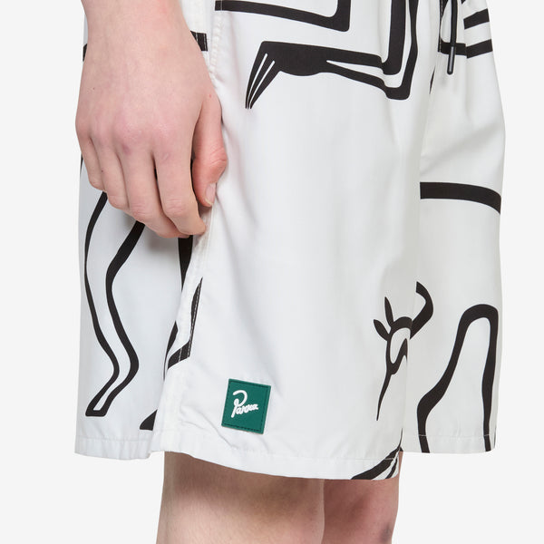 Yoga Walks Swim Shorts White Shorts