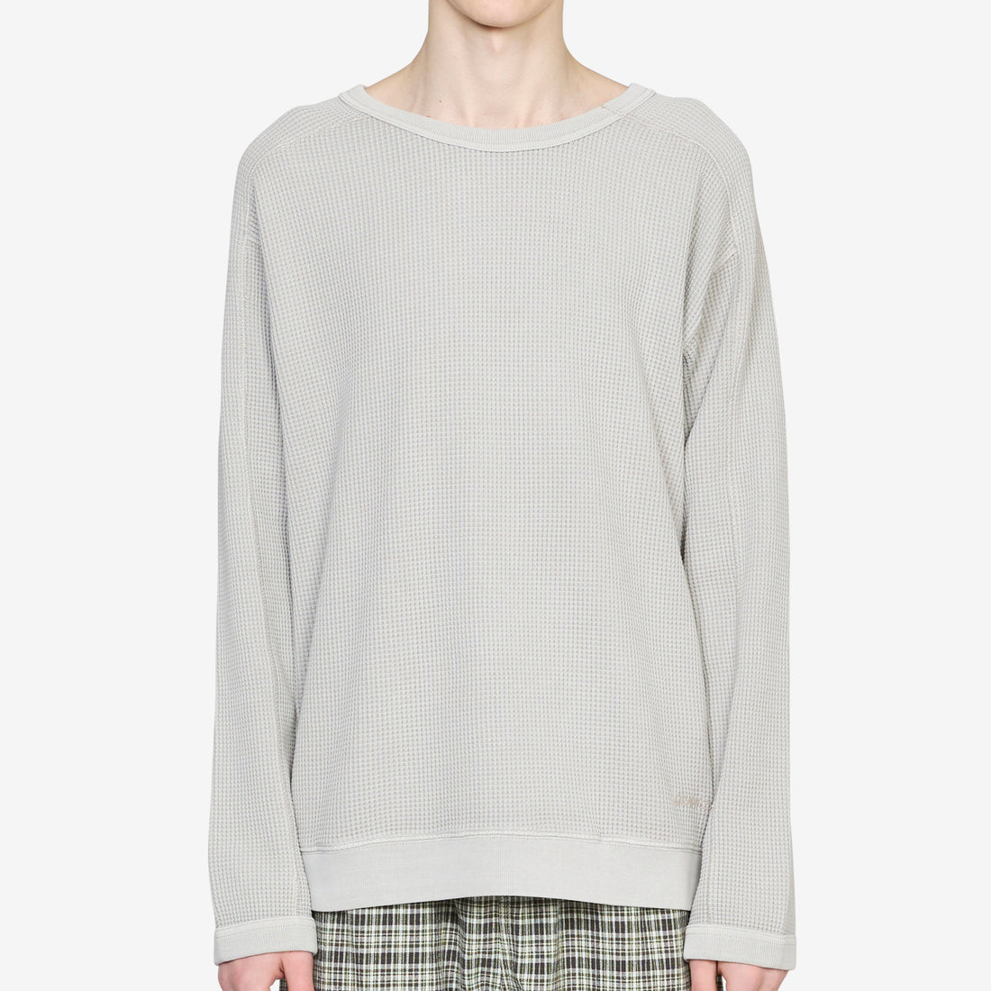 Waffle Crew Pewter Jumpers