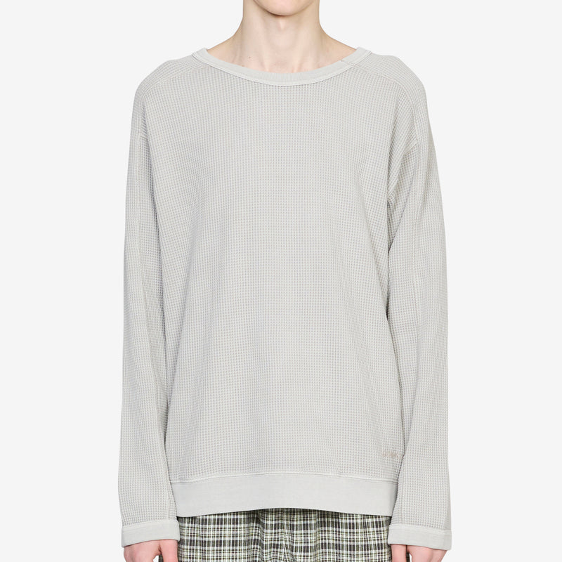 Waffle Crew Pewter Jumpers