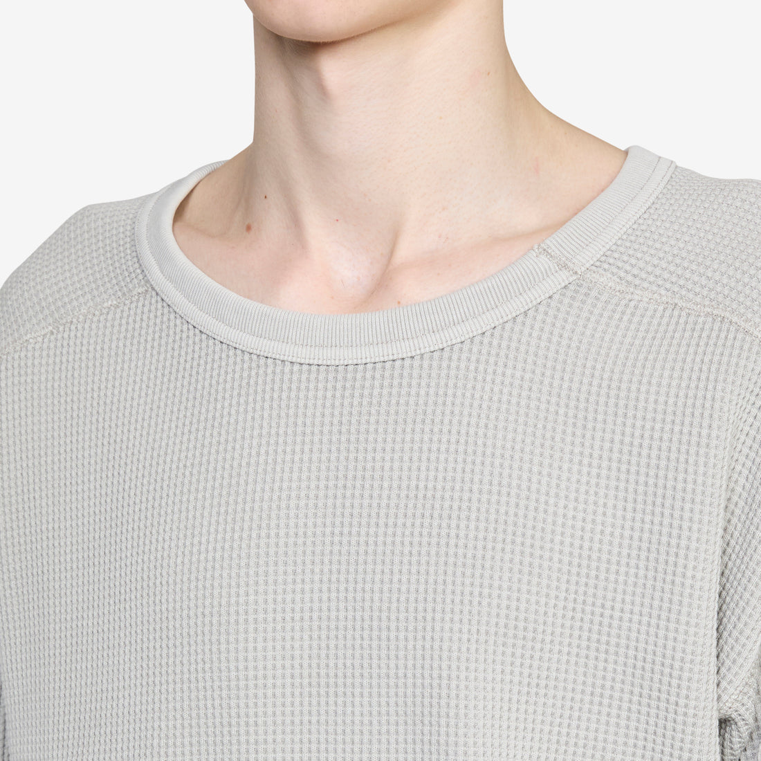 Waffle Crew Pewter Jumpers