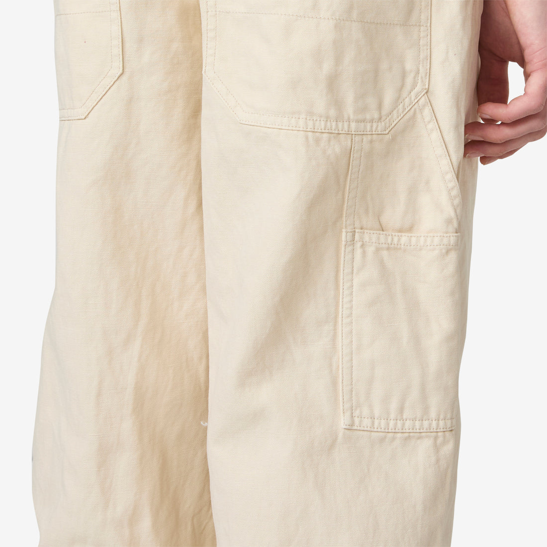 Canvas Work Pant Bone Pants