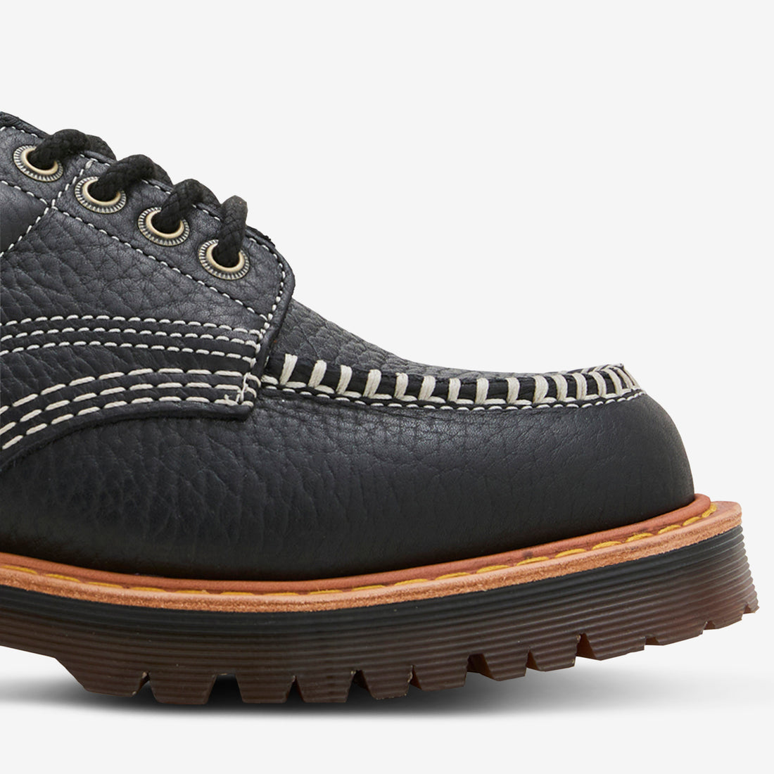 Lowell Black Wild Grain Footwear