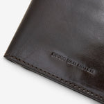 Leather Wallet Dark Grey