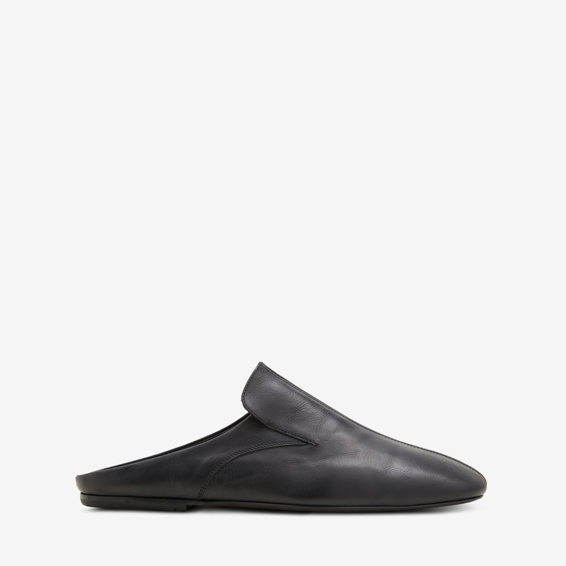 Leather Mule Black Footwear
