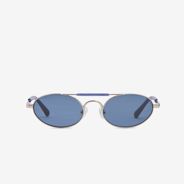 DVN219 Sunglasses Silver | Navy | Navy Front