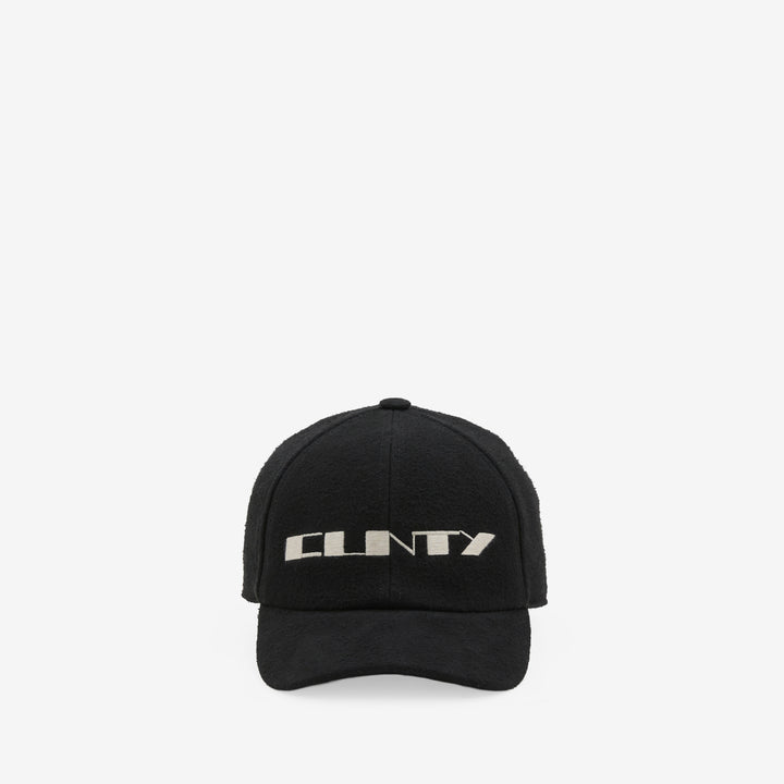 Baseball Cap Black | Pearl Brushed Cotton Front