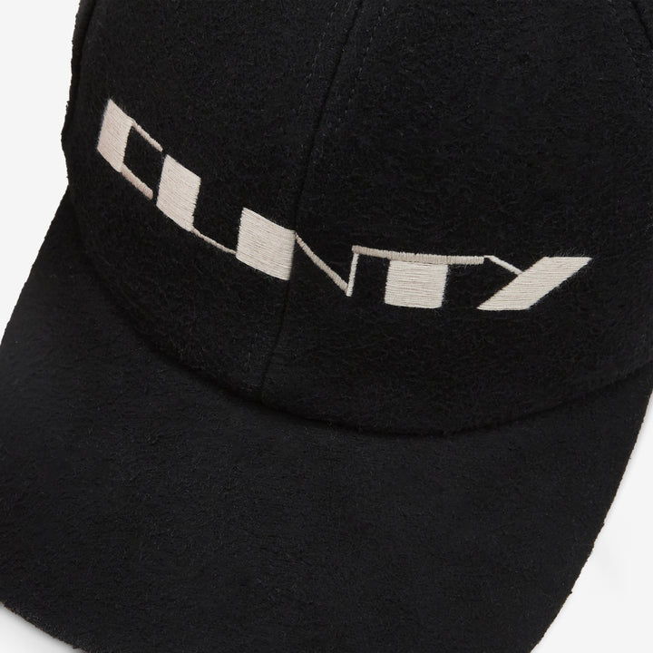 Baseball Cap Black | Pearl Brushed Cotton