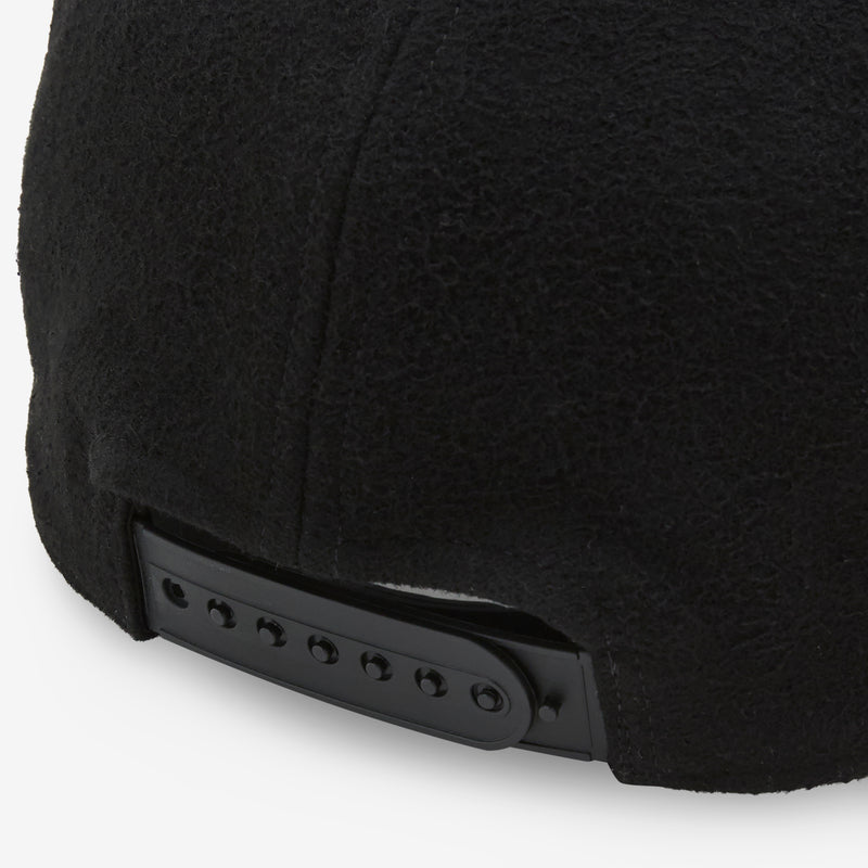 Baseball Cap Black | Pearl Brushed Cotton Headwear