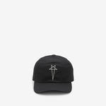 Heavy Poplin Baseball Cap Black | Pearl