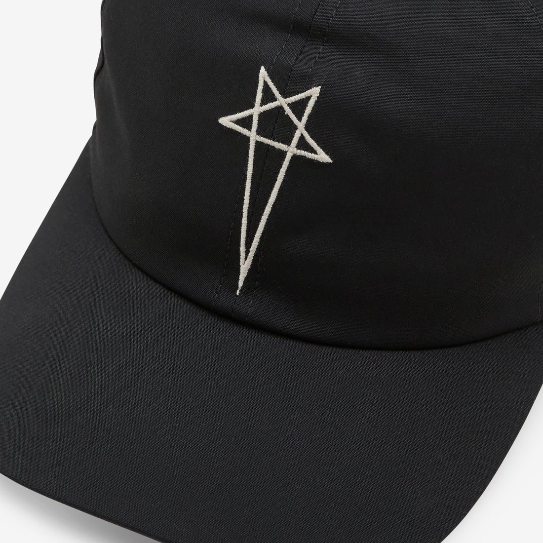 Heavy Poplin Baseball Cap Black | Pearl Headwear