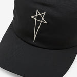 Heavy Poplin Baseball Cap Black | Pearl