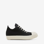 Low Sneaks 8oz Deep Black Denim Black | Milk | Milk
