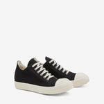 Low Sneaks 8oz Deep Black Denim Black | Milk | Milk
