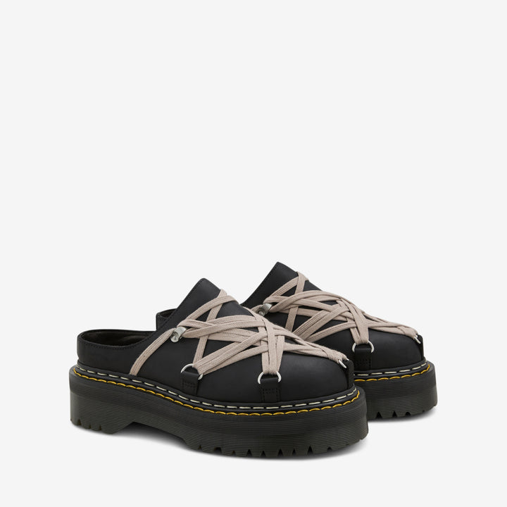Dr. Martens x Quad Sole Megalace® Mule Black Front