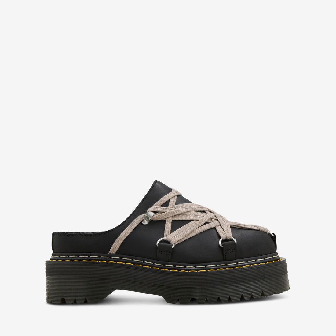 Dr. Martens x Quad Sole Megalace® Mule Black Footwear