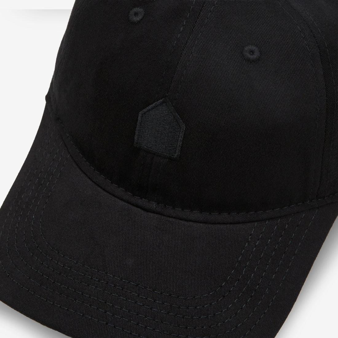 Hut Cap Black Black Headwear