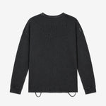 MothTech™ Waffle Long T-Shirt Aged Black