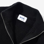 Daniel Johnston Dragon Knit Zip-Thru Sweater Black | Red