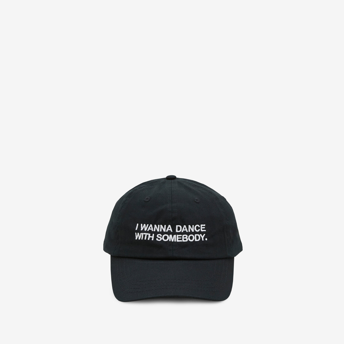 I Wanna Dance With Somebody Cap Black Headwear