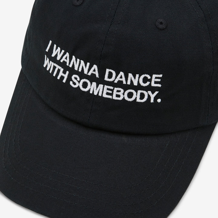 I Wanna Dance With Somebody Cap Black